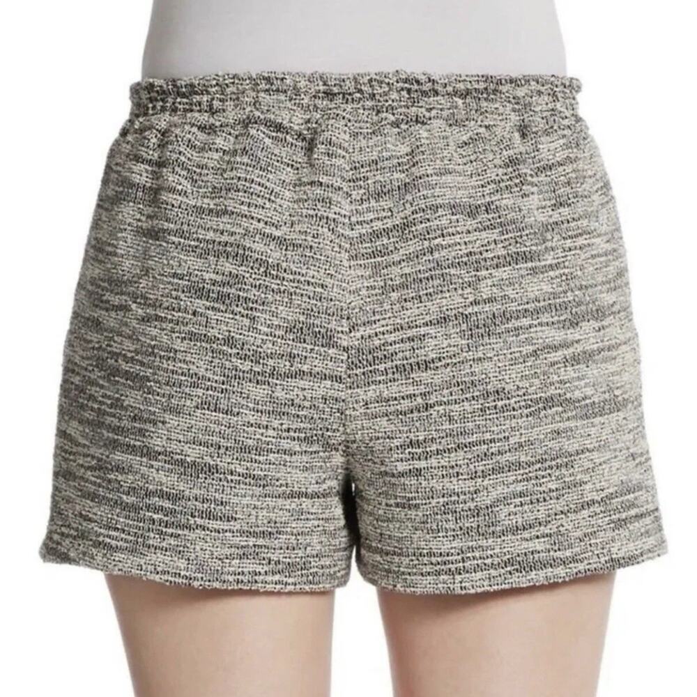 Cut25 by Yigal Azrouël Tweed Casual Shorts Womens S Small Black Gray 190551